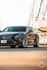 Lexus LS500h AWD on Vossen Wheels (S17-01) 2018 года (JP)